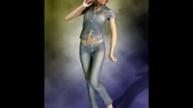 Dễ thương, cô gái tr ...